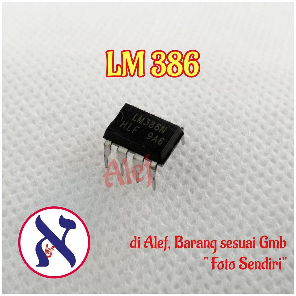 ic LM386 lm 386 Lm386N IC power amplifier audio kecil