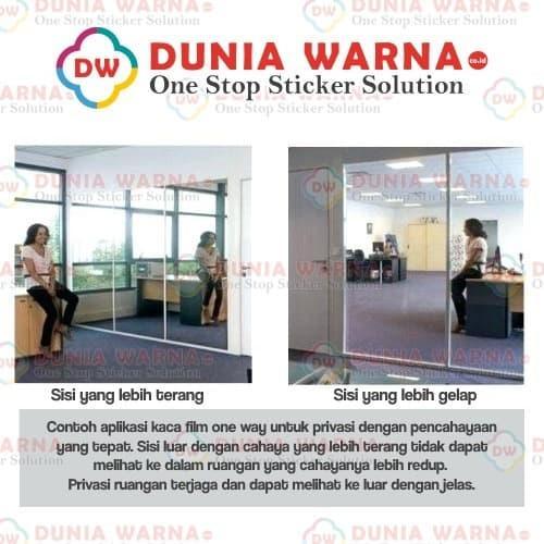 Roll Kaca Film One Way Silver Reflective SUNPROTECT Untuk Rumah Gedung Kantor SPARTA Mirror Depan