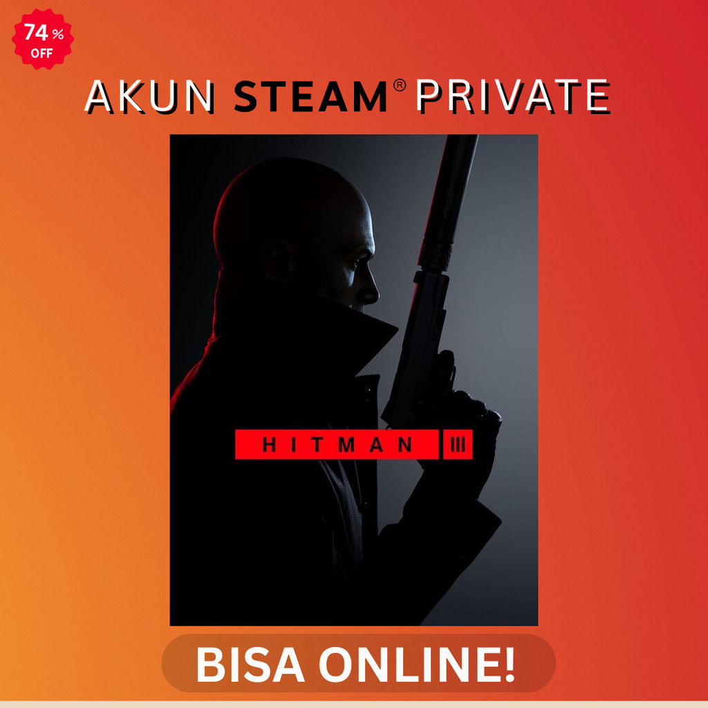 Hitman 3 - Steam PC Original - Akun Private Online