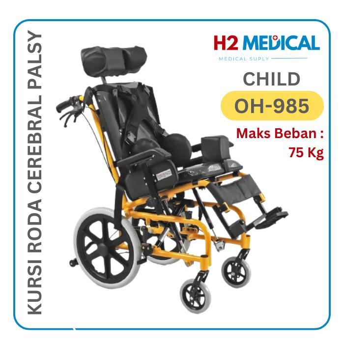 kursi roda cerebral palsy anak Onehealth OH985 WheelChair Cerebral Palsy Child