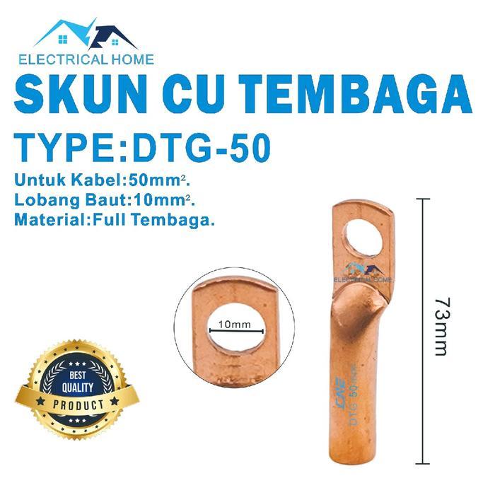PROMO Skun Copper/ Skun Kabel CU DTG-50mm FULL TEMBAGA