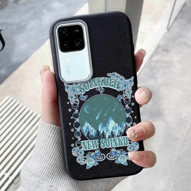 Casing Hp untuk VIVO V30 5G V30 Pro 5G V30E 5G V40 Lite 5G Case Casing Kulit TPU HP Softcase ponsel 