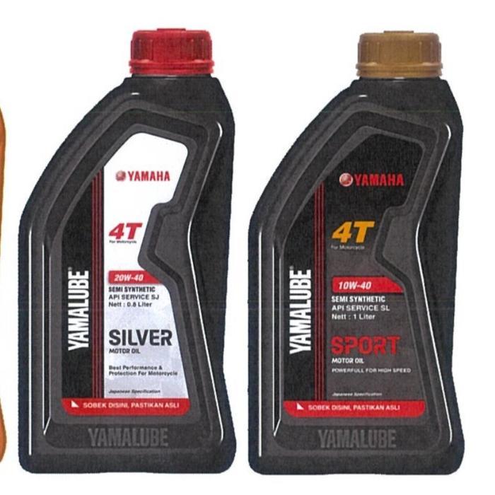 [ORIGINAL] OLI YAMALUBE SPORT 10W-40 SEMI SYNTHETIC 1L OLI MESIN ASLI YAMAHA SPORT VIXION, MX KING,