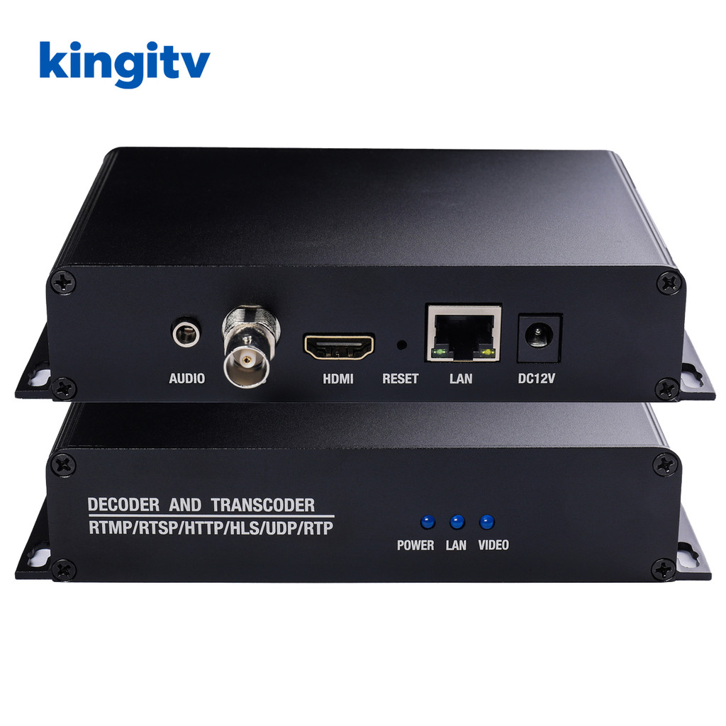 PROMO HARI INI  H.264 H.265  Streaming Encoder 4K One Channel IP to HD /CVBS Decoder Broadcast IPTV 