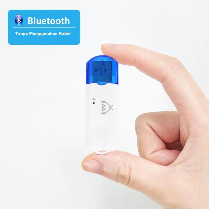"New" BLUETOOTH RECEIVER USB BLUETOOTH MUSIK AUDIO BLUETOOTH SALON AKTIF DIMOBIL TANPA KABEL CK-06