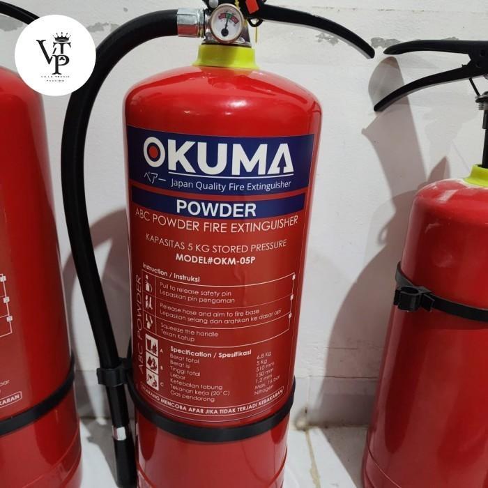 OKUMA - 04P POWDER 4KG TABUNG ALAT PEMADAM API RINGAN APAR KEBAKARAN