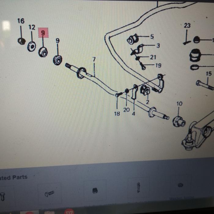 Karet Stabil Strut Honda Civic 1976-1979