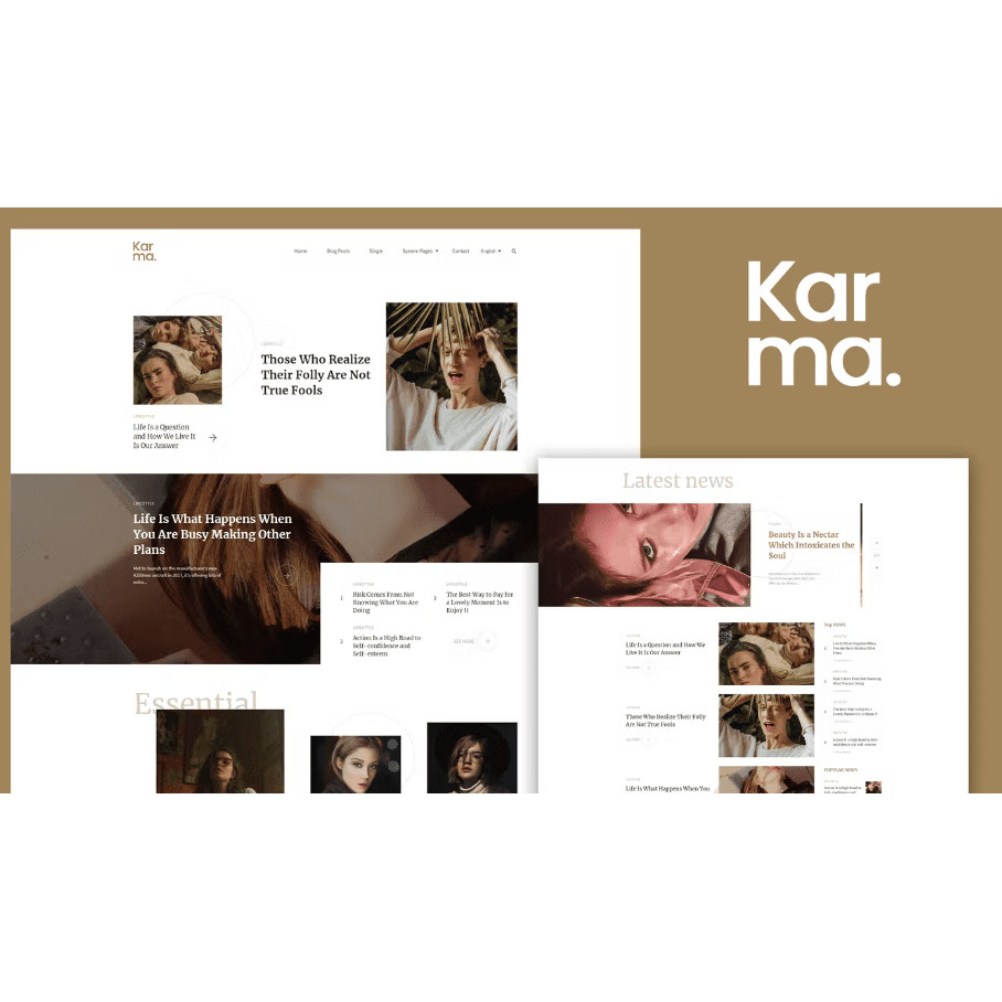 Karma – Blog & Magazine Elementor Template Kit