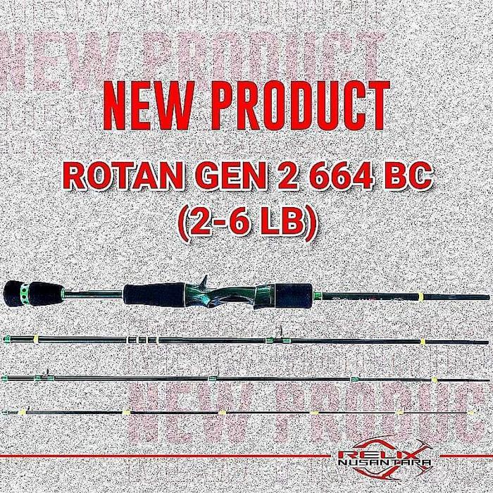 JORAN BC RELIX NUSANTARA ROTAN 2-6LB 5-10LB TRAVEL ROD FUJI