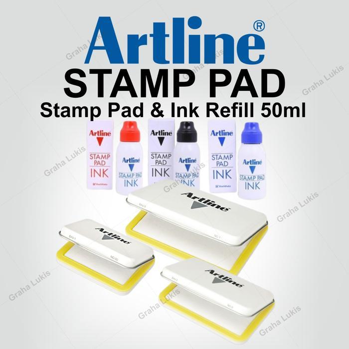 Artline Stamp Pad - Bak Bantalan Stempel / Stamp Pad INK