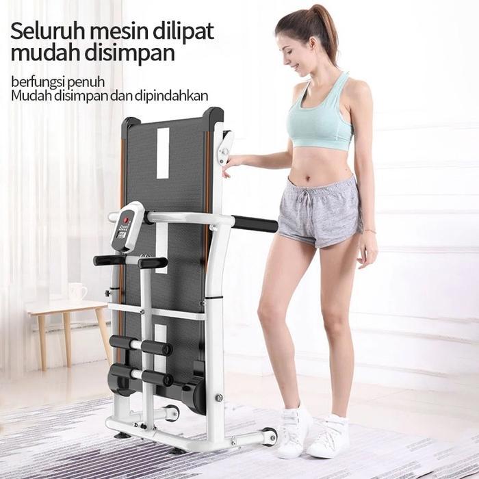 Keep Going Max Treadmill dalam ruangan/ treadmill kebugaran multifungsi / Tidak memakan tempat Kaki