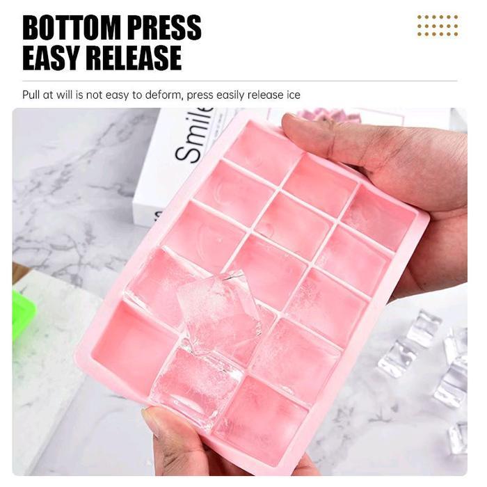 Cetakan es batu silikon cetakan mpasi wadah mpasi tempat mpasi cetakan es bpa free cetakan kaldu