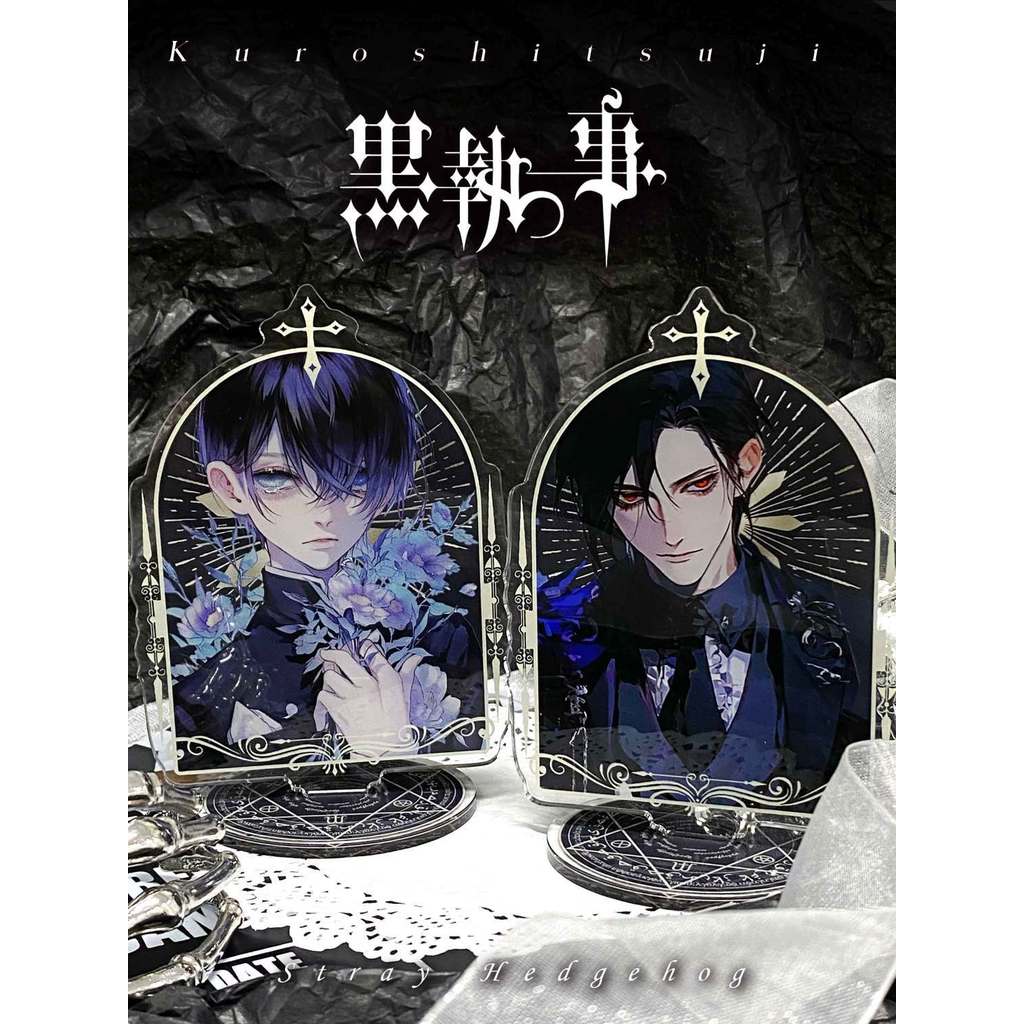 SebastianMichaelis Toy Figures Acrylic Stand Anime Model Action Figure Ornament Kids Black Butler