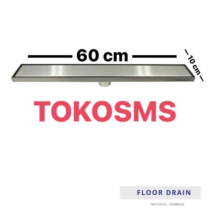 Floor drain panjang 60 cm anti bau smart drain anti kecoa model toto