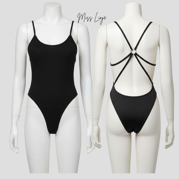 Lingerie Bodysuit Sexy Spandek Ketat Baju Dinas Istri Seksi