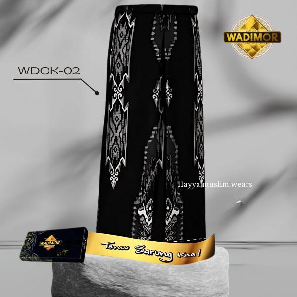 Sarung Batik Full Motif Hitam Coklat Istimewa Wadimor Dewasa 2025 Parangkusumo Muslim Pria Santri