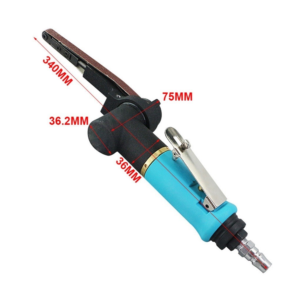 Practical Air Belt Sander 16500rpm Pneumatic Sanding Belt Grinder Machine Sanding Belt Adapter Sandi