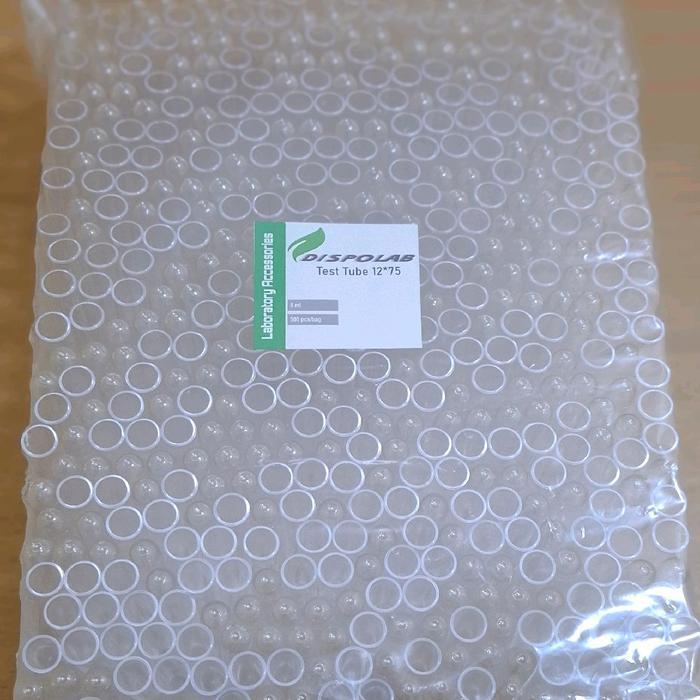 TABUNG REAKSI / TEST TUBE PLASTIK 12X75 5ML