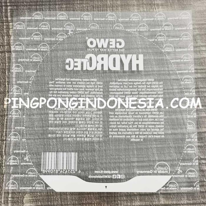 Gewo Hydrotec Tensor Rubber Protection Foil - Pelindung Karet Pingpong