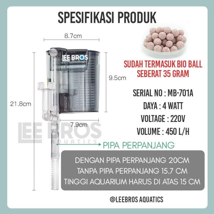 Hanging / Hangon / Hangon Filter Aquarium / Filter Akuarium Gantung