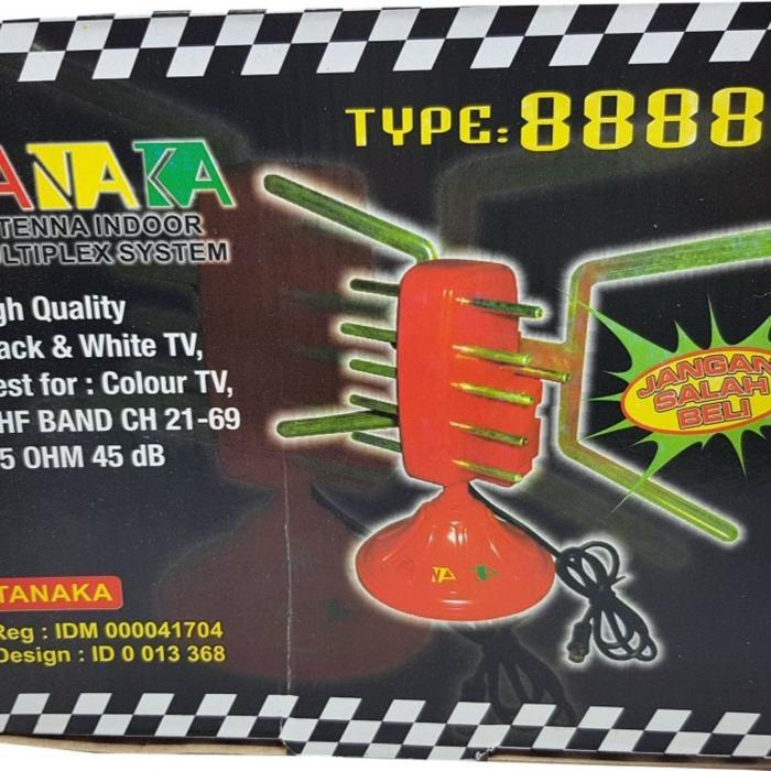 Antena Indoor Multiplex System Uhf Dan Vhf Merk Tanaka 8888B