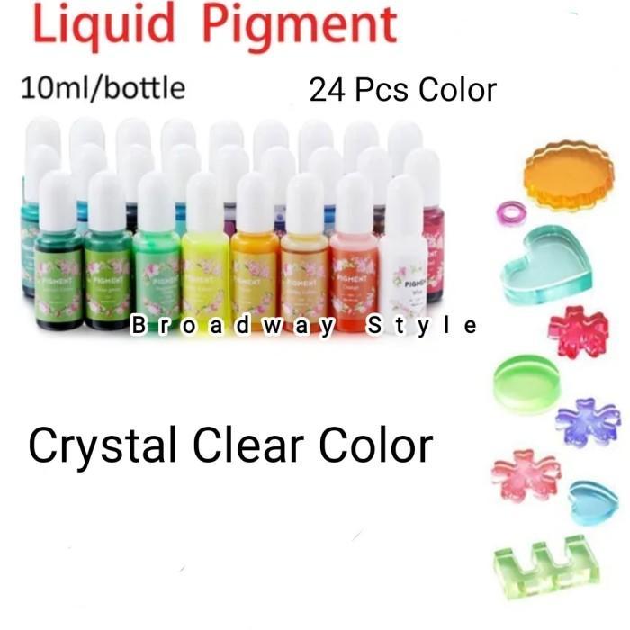 Ready Pewarna Cair Liquid Resin Bubuk Pigment Mewarnai Resin Glow Metallic