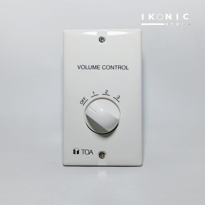 Ikonic Volume Control Attenuator 6 Watt Pengatur Volume Suara Attenuator Toa Zv 064