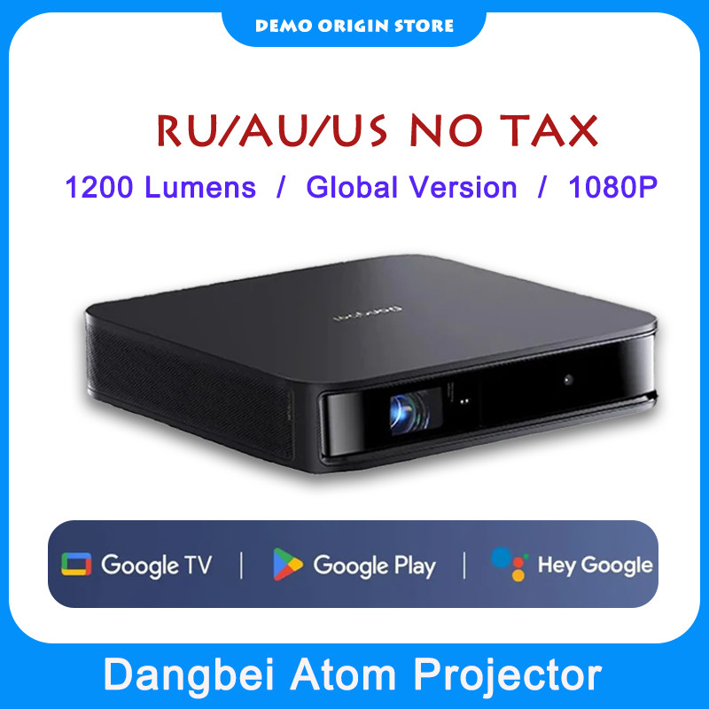 Dangbei ATOM 1080P Full HD Laser Google Projector 1200ISO Lumen Portable For Home Theater Smart 3D