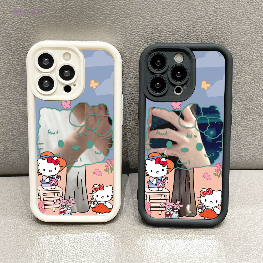 Softcase Cermin Hp Casing For OPPO A6X A6 A5i A5 A3X A3 A98 A79 A60 A78 A58 A57 A38 A18 A5S A7 A12 A