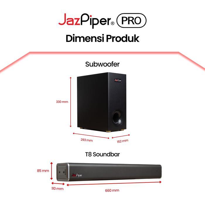 JazPiper PRO - Professional Karaoke Soundbar / Home Theatre Soundbars / Alat Karaoke Rumahan Praktis