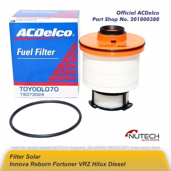 FUEL FILTER SOLAR INNOVA REBORN FORTUNER VRZ HILUX DIESEL ACDELCO ORI