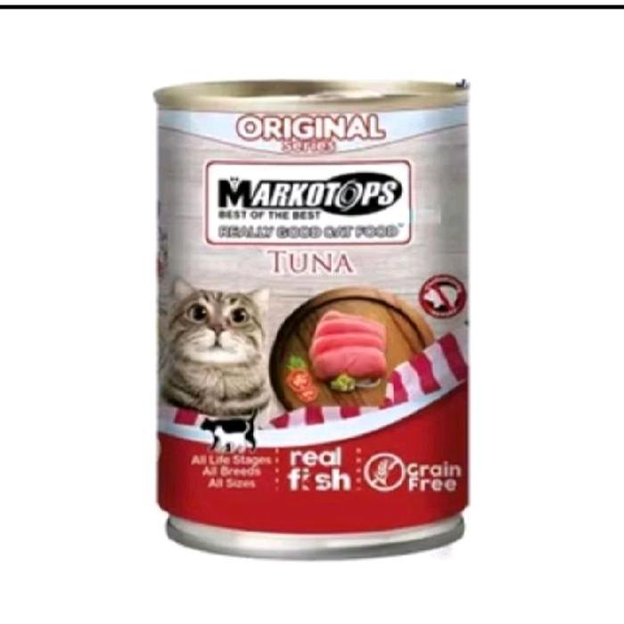 Makanan Basah Kucing Markotops Kaleng 400gr Markotop wet food