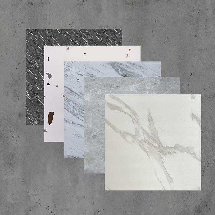 [PAKET 48PCS] PVC Lantai VINYL Marble 45 x 45 cm / Lantai Vinyl Marbel Granit / Stiker Lemari