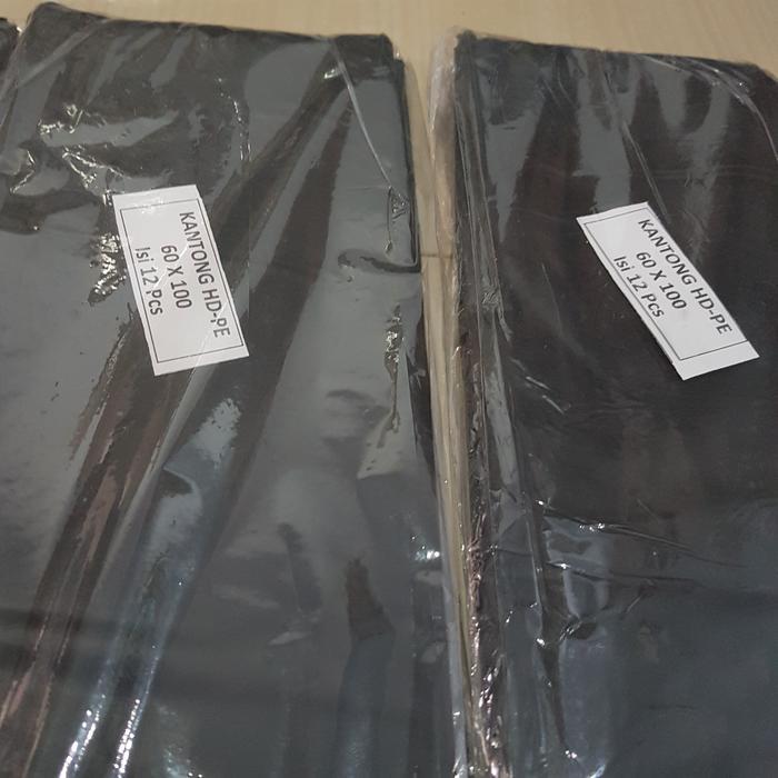 "New" Kantong Plastik Sampah 60x100 cm / Plastik Hitam 60x100 cm
