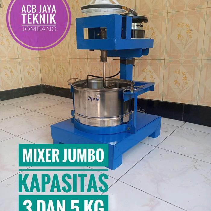 Mesin pengaduk adonan donat / Mixer Adonan Padat - Kap 3 kg