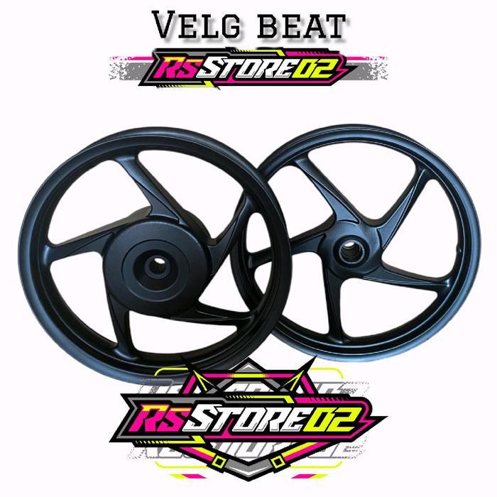 Velg Honda Beat Fi / Beat Karbu PNP Scoopy Karbu / Scoopy Fi Original AHM DEPAN BELAKANG
