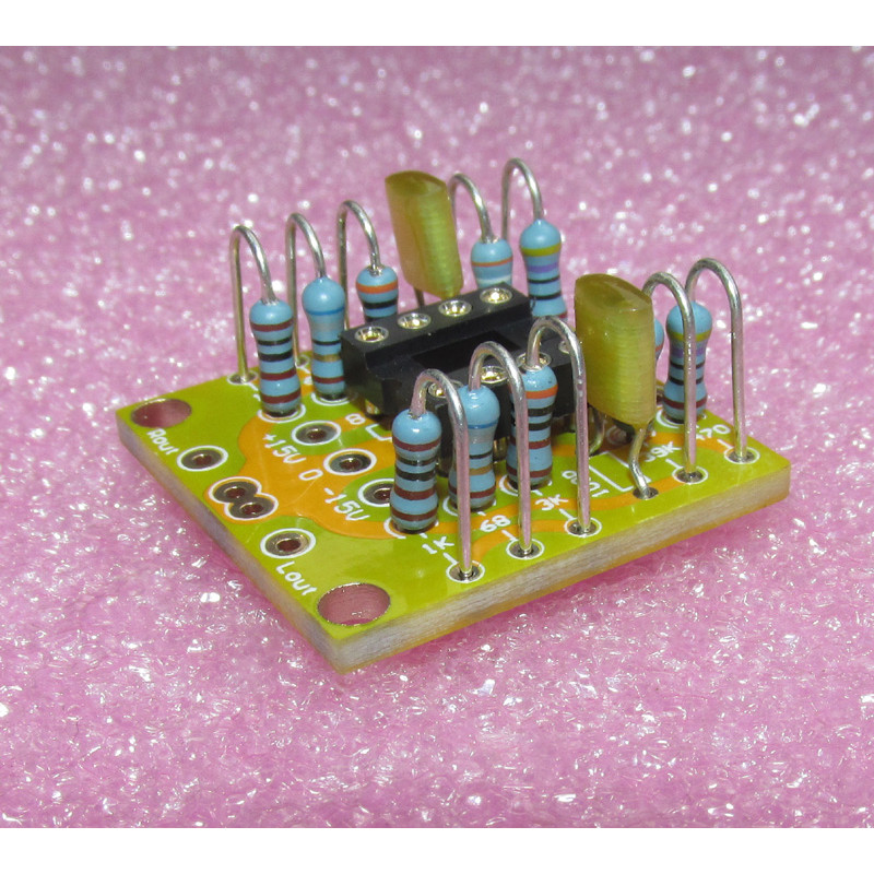 Dual Op Amp Board Preamp Dc Amplification Pcb For Ne5532 Opa2134 Opa2604 Ad826