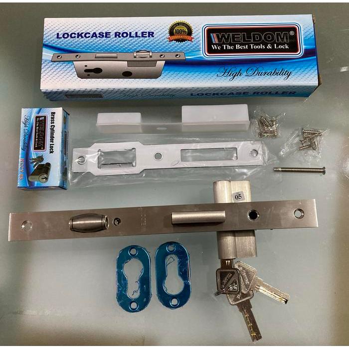 Bodi Kunci Pelor Pintu Aluminium Weldom