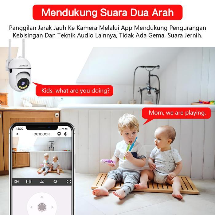 XIHANCAM CCTV Indoor Wifi 3MP Camera 360 CCTV Rumah IP Kamera Murah CCTV Wifi Jarak Jauh Lewat HP