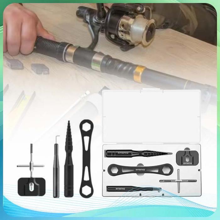 KINGDOM SET ALAT REPARASI REEL ALAT ALAT REEL PANCING PERANGKAT PEMBONGKARAN SPOOL