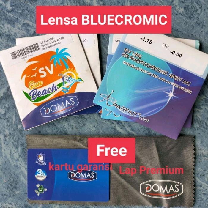 Lensa Bluecromic Domas Bergaransi Lensa Antiradiasi Photocromic