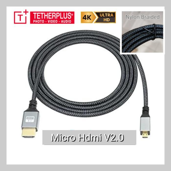 TetherPlus 10M kabel Hdmi V2.0 Micro HDMI to HDMI 2.0 4K