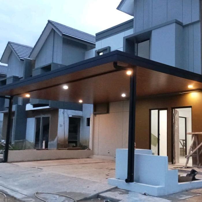 Rds - Kanopi Rangka Baja Ringan Tiang Besi Wf 150+Plafon Pvc