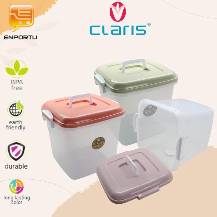 Claris Container Plastik Anak Q Bic 1056 Re Box Kontainer Storage Box Wadah Penyimpanan Mainan Kotak