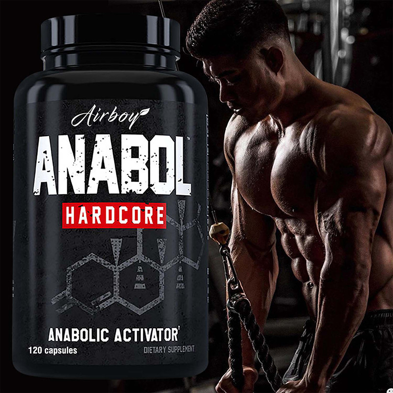 Anabol Hardcore Supplement - Muscle Growth, Improved Endurance, Stress And Mood Relief, And Overall