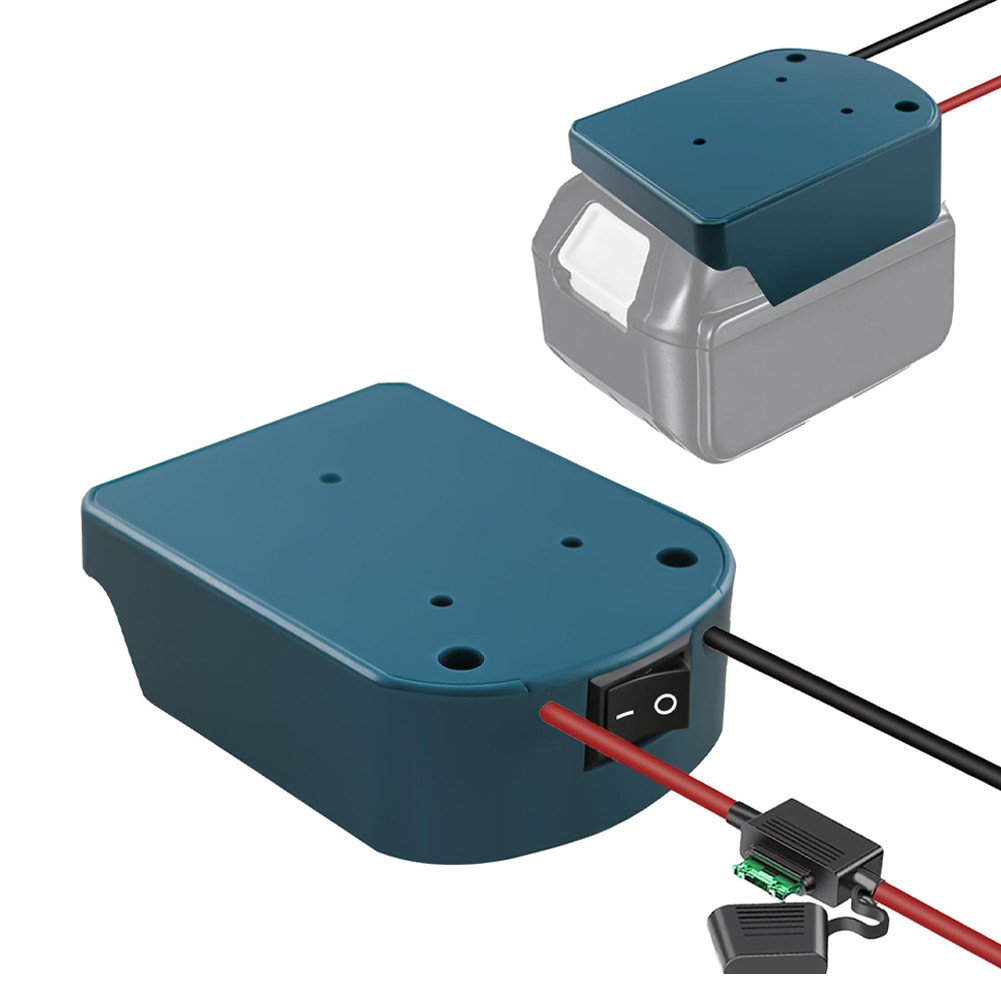 Best External Battery Adapter Converter for Makita 14V/18V Battery DIY Power Tool Box Mod Plug Acces