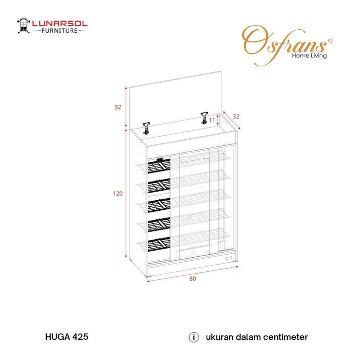 Rak Sepatu Huga 425 - Khusus Jne Trucking - - Huga 425 Putih, Cargo