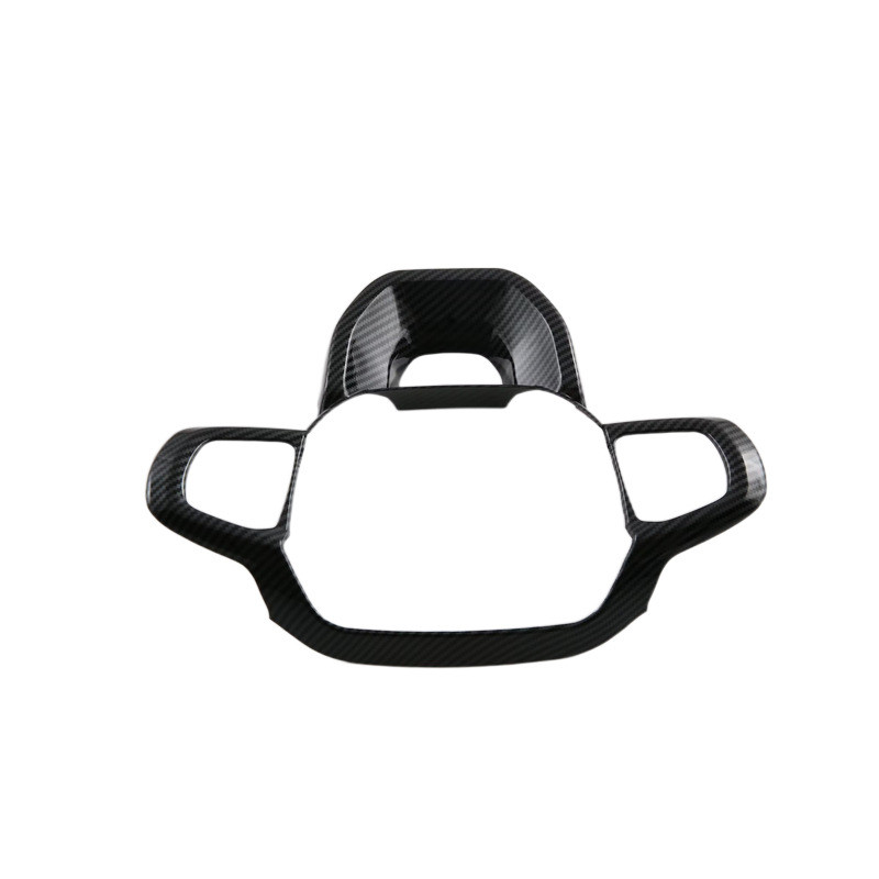 BEST For Ford Ranger Everest 2023+ Car Steering Wheel Cover Trim Carbon Fiber Car Central control Ac