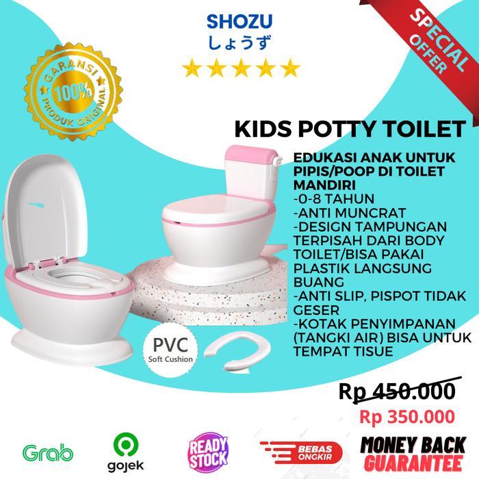 Kids Potty Training Design Toilet Dewasa Pispot Toilet Duduk Anak