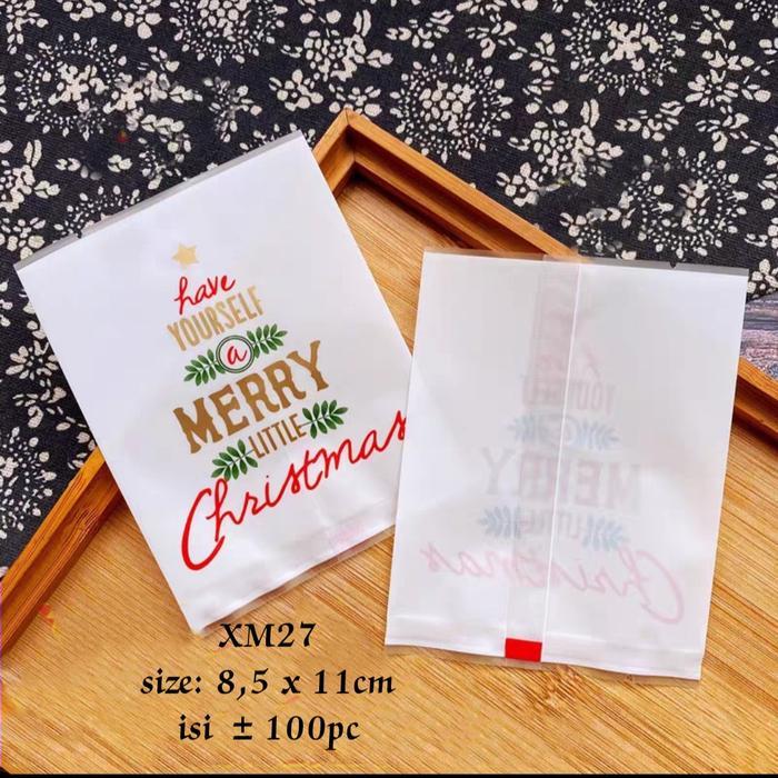 Plastik Natal Xm27 Plastik Kue Kering Cookies Nastar